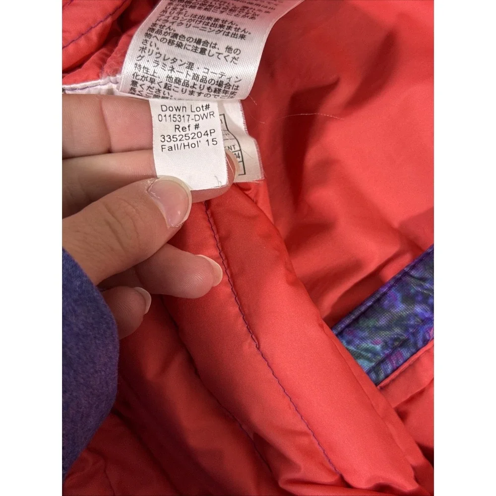 Eddie Bauer First Ascent Storm 800‎ Down Puffer Jacket Womens Size Small Zip